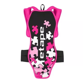 Etape Junior Pro Kinder Wirbelsäulenprotektor schwarz-rosa