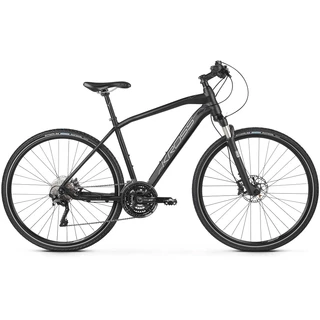 Men’s Cross Bike Kross Evado 10.0 28” – 2020 - Black-Silver - Black-Silver