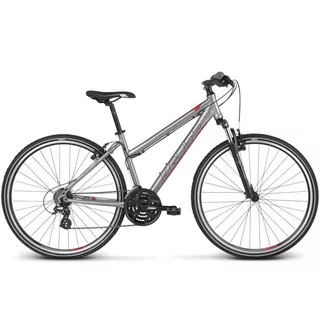 Women’s Cross Bike Kross Evado 2.0 D 28” – 2022 - Silver/Red - Silver/Red