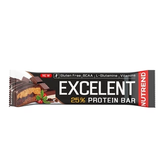 Proteinová tyčinka Nutrend Excelent Bar Double, 85 g - mandle+pistácie s pistáciemi