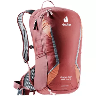 Kerékpáros hátizsák Deuter Race EXP Air - vörösfenyő-paprika