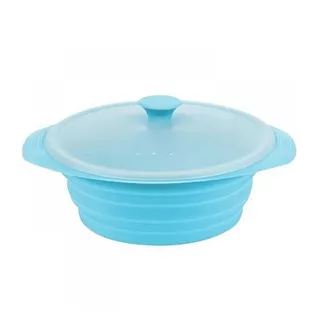 Folding Bowl FERRINO Contenitore Pieghvole - Blue