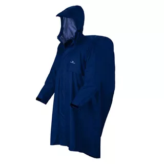 Płaszcz przeciwdeszczowy FERRINO Trekker S/M - Czerwony - Niebieski