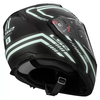 Flip-Up Motorcycle Helmet LS2 FF324 Metro Firefly