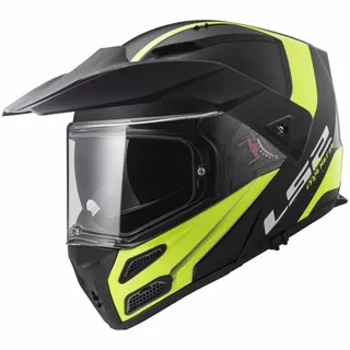 Enduro sisak LS2 LS2 FF324 Metro Rapid Matt Black Yellow P/J