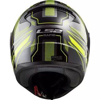 Moto přilba LS2 FF353 Rapid Carrera Black H-V Yellow - S (55-56)