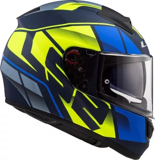 LS2 FF397 Vector FT2 KRIPTON MATT BLUE HI VIS - 2019