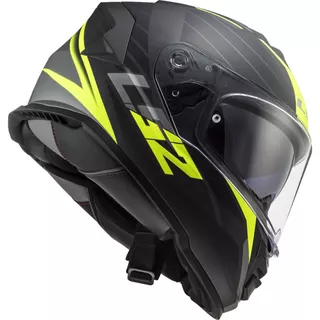 Motorcycle Helmet LS2 FF800 Storm II Nerve Matte H-V Yellow