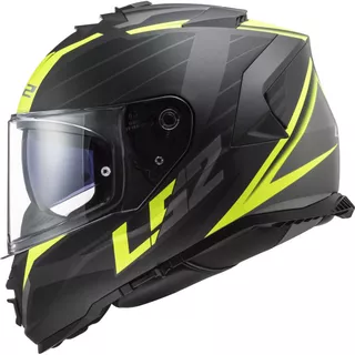 Moto prilba LS2 FF800 Storm II Nerve Matt H-V Yellow