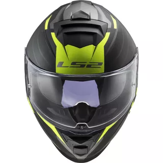 Moto prilba LS2 FF800 Storm II Nerve Matt H-V Yellow