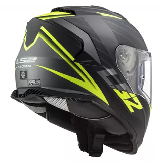 Bukósisak LS2 FF800 Storm Nerve  MATT BLACK H-V YELLOW