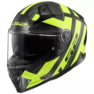 Moto prilba LS2 FF811 Vector II Carbon Strong Gl. Yellow