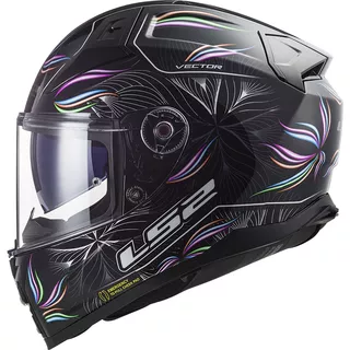 Motorcycle Helmet LS2 FF811 Vector II Tropical Black White