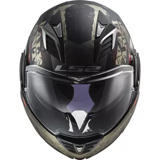 Flip-Up Motorcycle Helmet LS2 FF900 Valiant II Gripper P/J