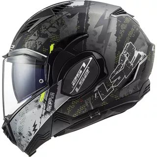 Flip-Up Motorcycle Helmet LS2 FF900 Valiant II Gripper P/J