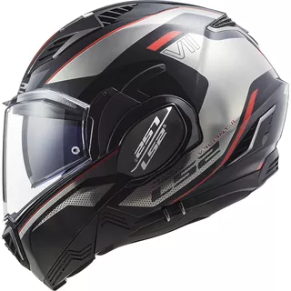 Výklopná moto přilba LS2 FF900 Valiant II Hub Chrome P/J