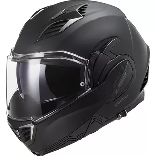 Výklopná moto prilba LS2 FF900 Valiant II Noir P/J - Matt Black