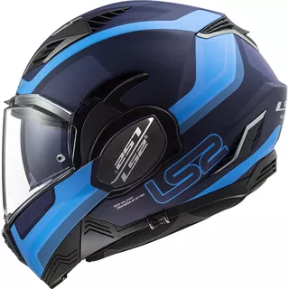 Flip-Up Motorcycle Helmet LS2 FF900 Valiant II Orbit P/J