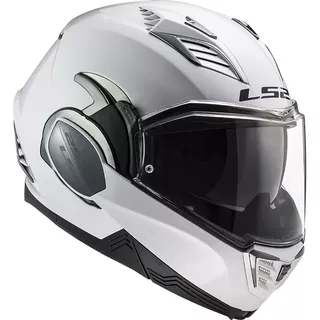 Flip-Up Motorcycle Helmet LS2 FF900 Valiant II Solid P/J