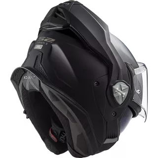 Překlopná moto přilba LS2 FF901 Advant X Solid Matt Black P/J