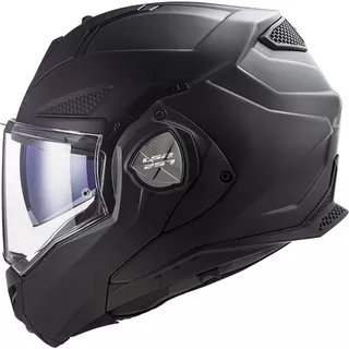 Flip-Up Motorcycle Helmet LS2 FF901 Advant X Solid Matte Black P/J