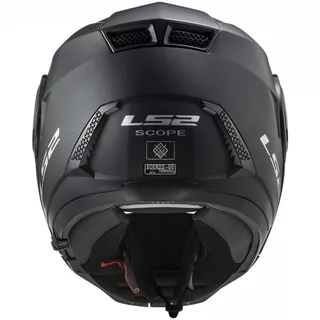 Flip-Up Motorcycle Helmet LS2 FF902 Scope Solid - White