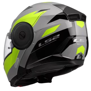 Výklopná moto přilba LS2 FF902 Scope II Duria Grey H-V Yellow