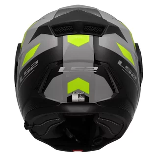 Výklopná moto přilba LS2 FF902 Scope II Duria Grey H-V Yellow