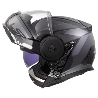 Výklopná moto přilba LS2 FF902 Scope II Oxyd Black Titanium