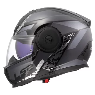 Výklopná moto přilba LS2 FF902 Scope II Oxyd Black Titanium