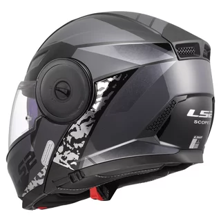 Výklopná moto přilba LS2 FF902 Scope II Oxyd Black Titanium