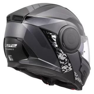 Výklopná moto přilba LS2 FF902 Scope II Oxyd Black Titanium