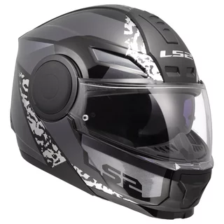 Výklopná moto přilba LS2 FF902 Scope II Oxyd Black Titanium