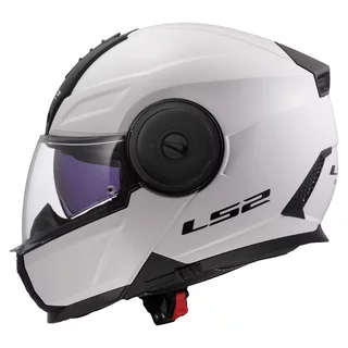 Výklopná moto přilba LS2 FF902 Scope II Solid Gloss White