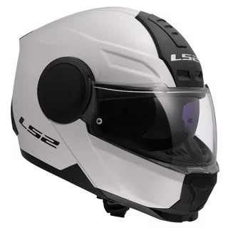 Výklopná moto přilba LS2 FF902 Scope II Solid Gloss White