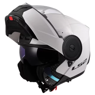 Výklopná moto přilba LS2 FF902 Scope II Solid Gloss White