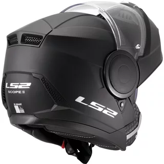 Výklopná moto přilba LS2 FF902 Scope II Solid Matt Black