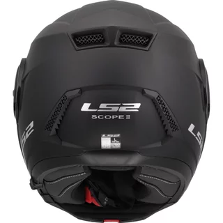 Výklopná moto přilba LS2 FF902 Scope II Solid Matt Black