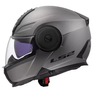 Výklopná moto přilba LS2 FF902 Scope II Solid Matt Titanium
