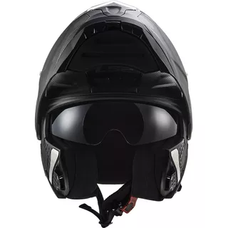 Flip-Up Motorcycle Helmet LS2 FF902 Scope Axis - Black Titanium