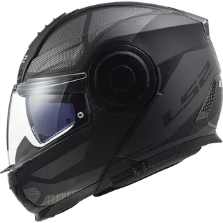 Výklopná moto prilba LS2 FF902 Scope Axis - Black Titanium