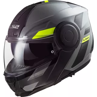 Výklopná moto přilba LS2 FF902 Scope Grey H-V Yellow