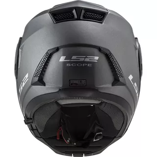 Výklopná moto přilba LS2 FF902 Scope Solid Matt Titanium - Matt Titanium, XS (53-54)