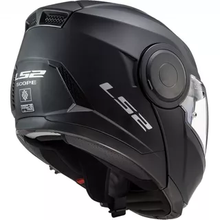 Flip-Up Motorcycle Helmet LS2 FF902 Scope Solid - White