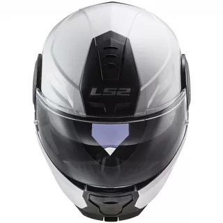 Flip-Up Motorcycle Helmet LS2 FF902 Scope Solid - Gloss Black