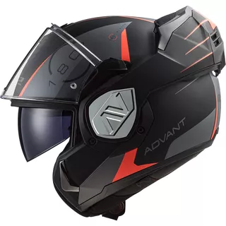 Výklopná moto prilba LS2 FF906 Advant Codex Matt Black Titanium P/J