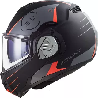 Výklopná moto přilba LS2 FF906 Advant Codex Matt Black Titanium P/J