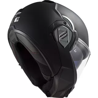 Flip-Up Motorcycle Helmet LS2 FF906 Advant Solid Matte Black P/J