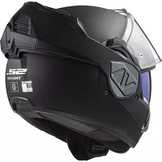 Flip-Up Motorcycle Helmet LS2 FF906 Advant Solid Matte Black P/J