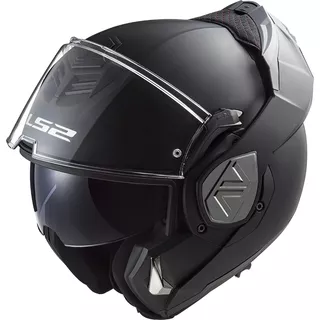 Flip-Up Motorcycle Helmet LS2 FF906 Advant Solid Matte Black P/J